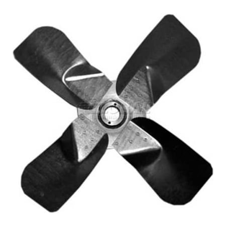 Lau Heavy Duty Four Wing Fan Blade, Galvanized Steel Props, 30" Dia., CW, 27 Degree Pitch 4LC3027CW